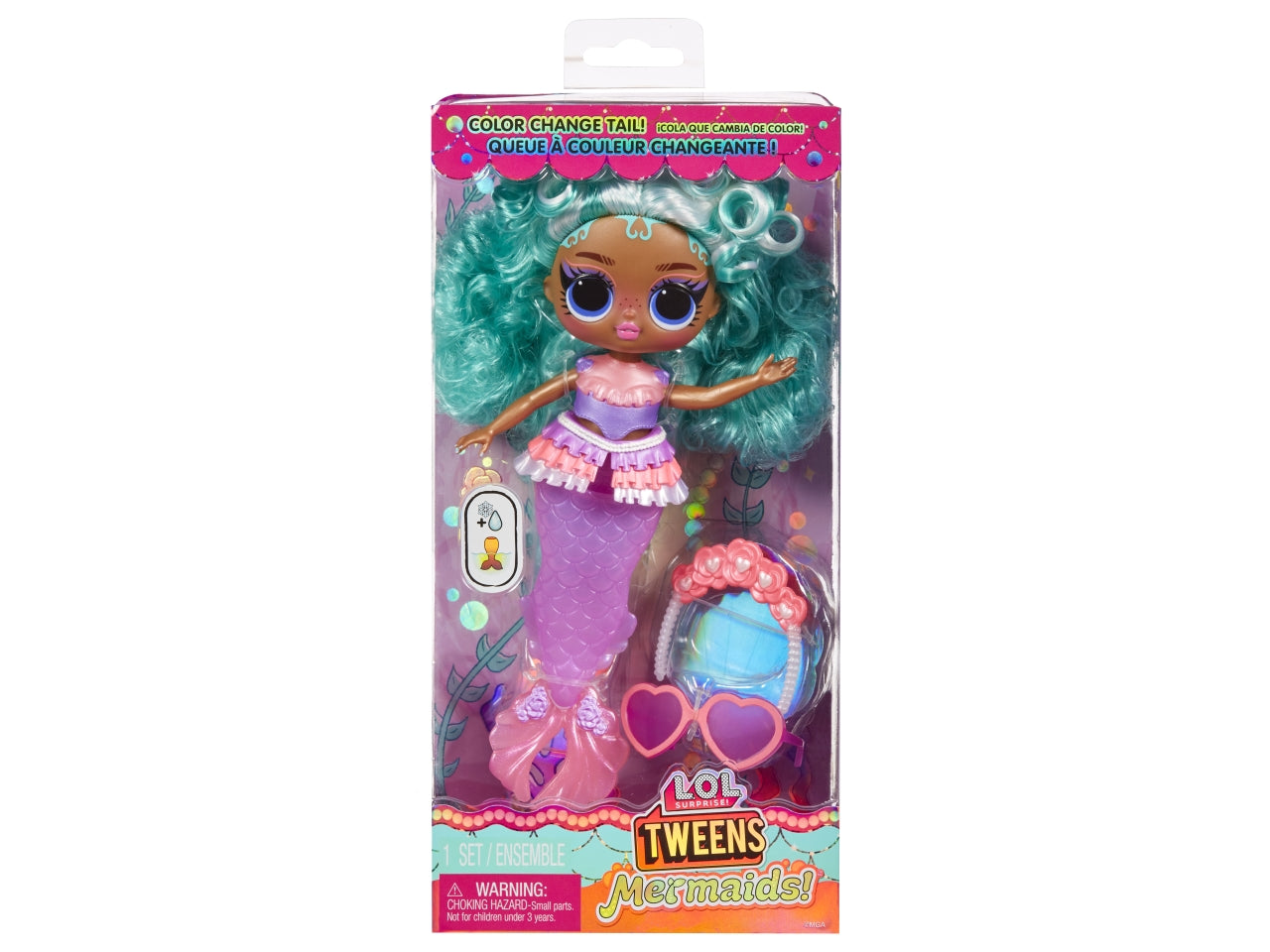 LOL Surprise Tweens Mermaid Doll Serena Finn: Bambola Fashion Multicolor con Accessori, Gioco Unisex per Bambini 4+ | MGA Entertainment