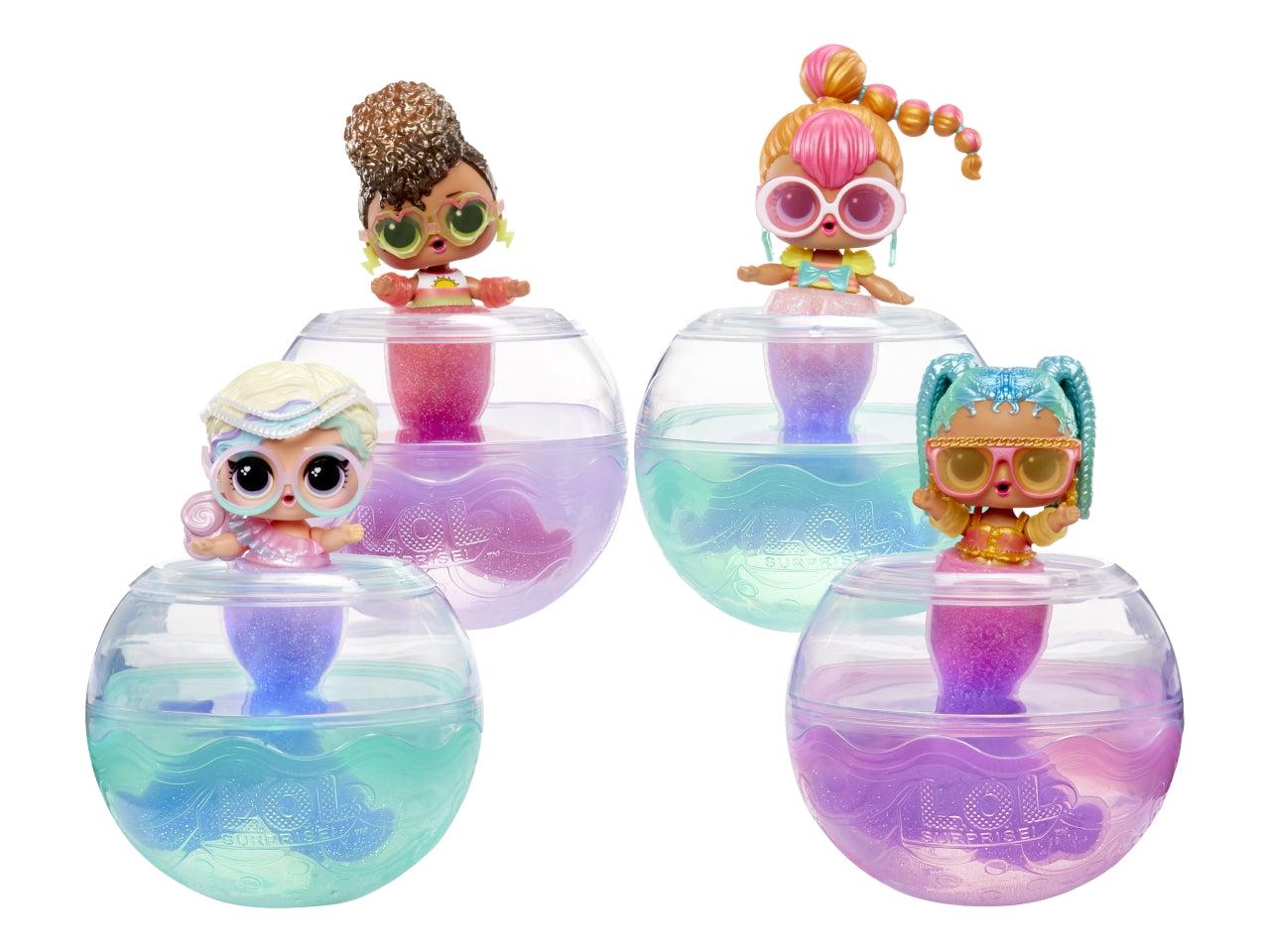 LOL Surprise Mermaids: Bambola Multicolor con Gel Colorati e Stampo per Coda da Sirena, Gioco Unisex per Bambini 4+ | MGA Entertainment