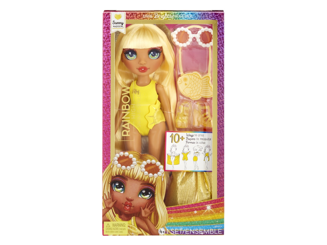 Rainbow high swim & style  fashion dolls assortiti