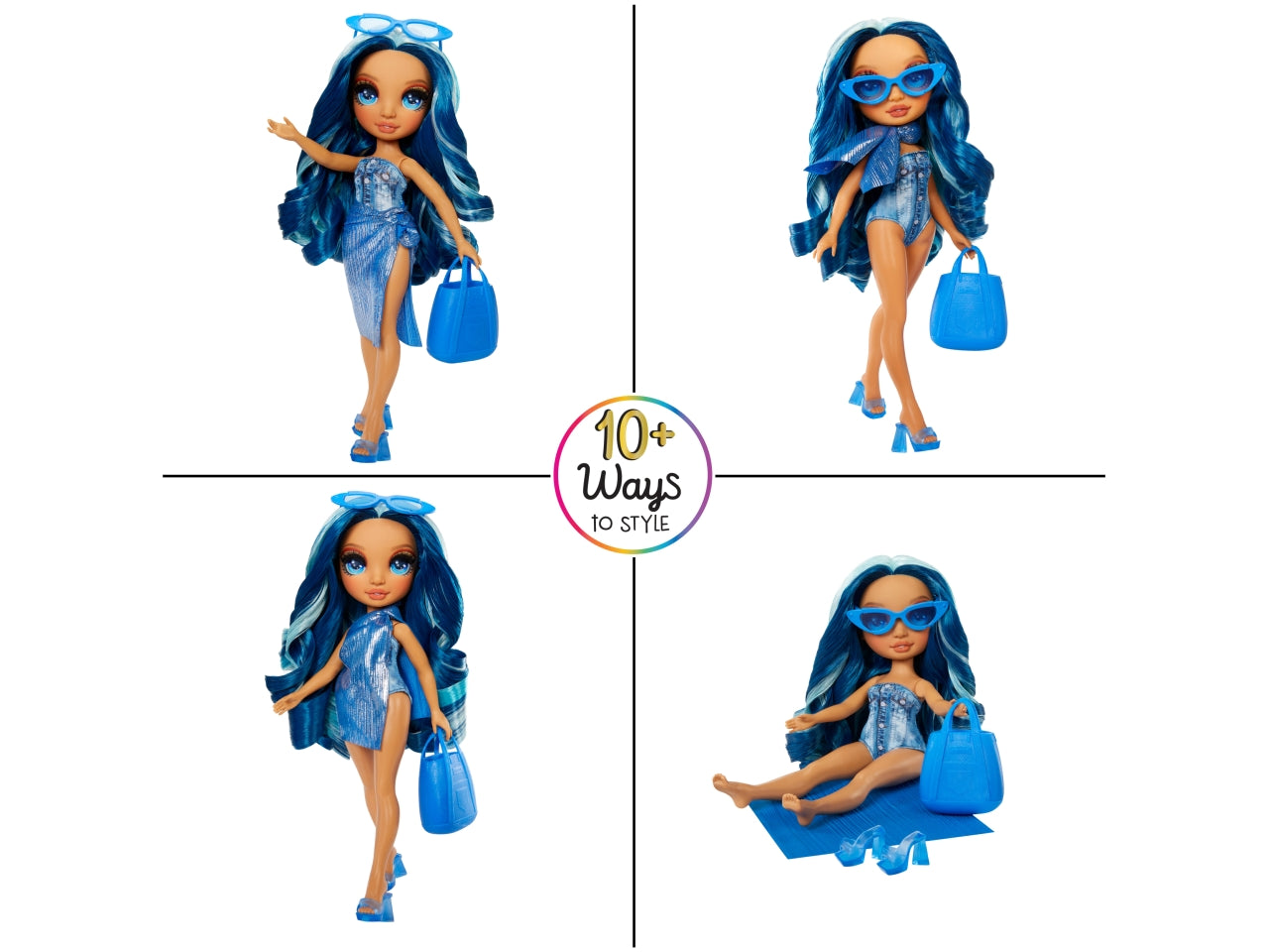 Rainbow high swim & style  fashion dolls assortiti