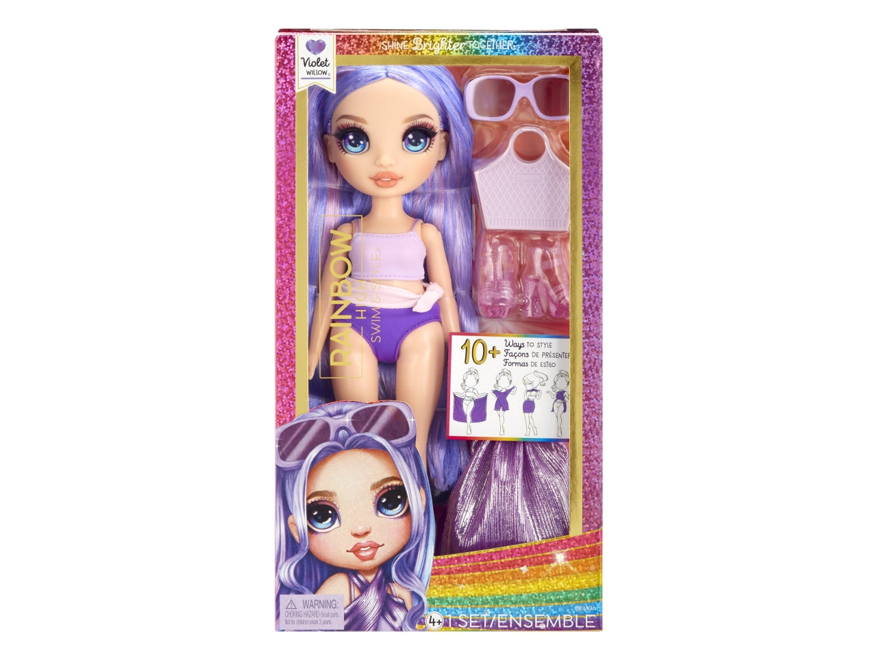 Rainbow high swim & style  fashion dolls assortiti