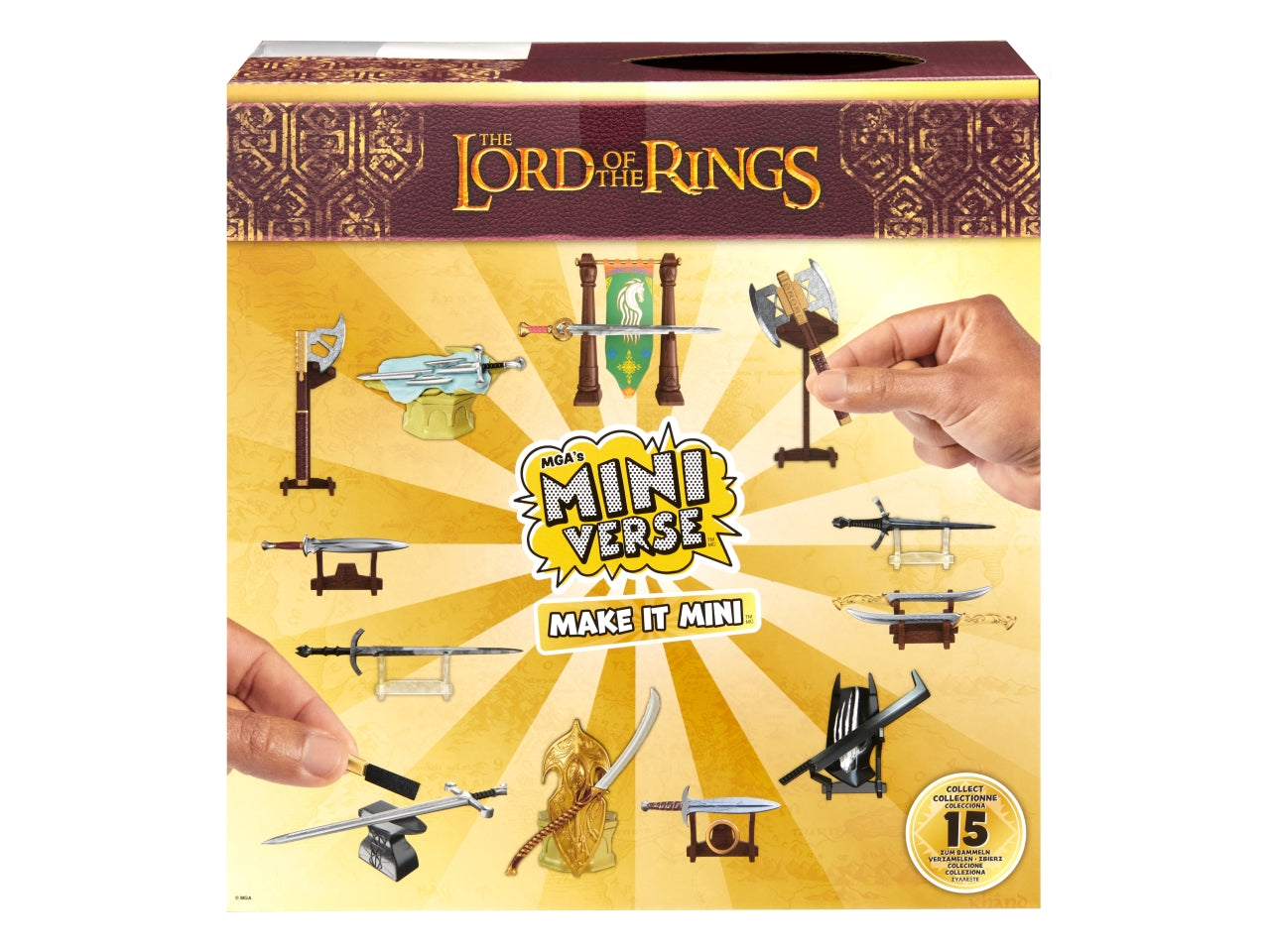 MGA's Miniverse - Make It Mini Lord of the Rings: Set Multicolor con Sfera e Accessori in Miniatura, Gioco Unisex per Bambini 8+ | MGA Entertainment