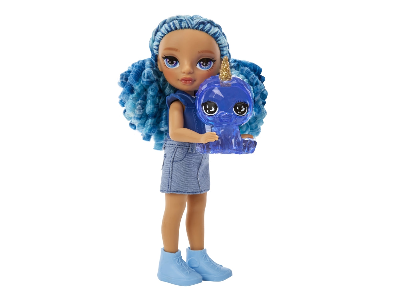 Rainbow High Littles Dolls Sapphire: Bambolina Fashion di 14 cm con Abiti e Accessori Rimovibili, Gioco Unisex per Bambini 4+ | MGA Entertainment