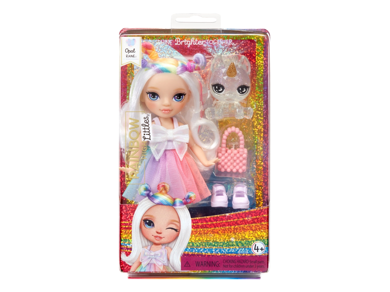 Rainbow High Littles Dolls Opal: Bambolina Fashion di 14 cm con Abiti e Accessori Rimovibili, Gioco Unisex per Bambini 4+ | MGA Entertainment