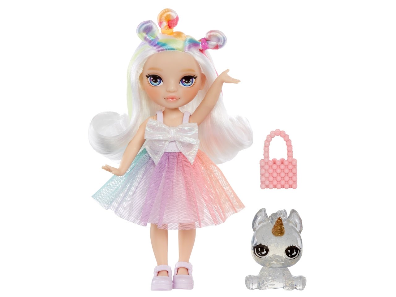 Rainbow High Littles Dolls Opal: Bambolina Fashion di 14 cm con Abiti e Accessori Rimovibili, Gioco Unisex per Bambini 4+ | MGA Entertainment