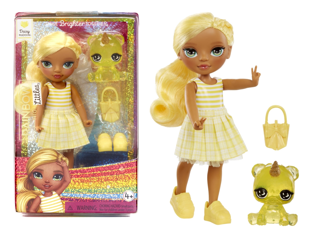 Rainbow High Littles Dolls Daisy: Bambolina Fashion di 14 cm con Abiti e Accessori Rimovibili, Gioco Unisex per Bambini 4+ | MGA Entertainment