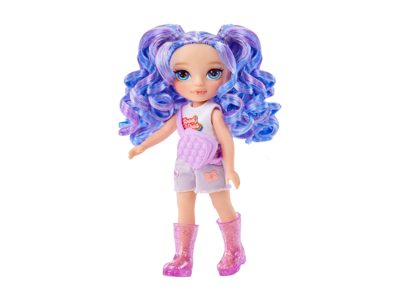 Rainbow High Littles Dolls Amethyst: Bambolina Fashion di 14 cm con Abiti e Accessori Rimovibili, Gioco Unisex per Bambini 4+ | MGA Entertainment