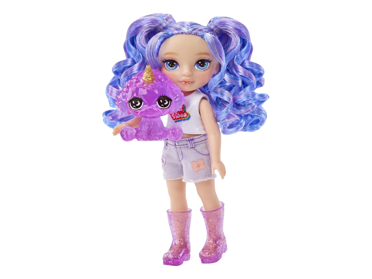 Rainbow High Littles Dolls Amethyst: Bambolina Fashion di 14 cm con Abiti e Accessori Rimovibili, Gioco Unisex per Bambini 4+ | MGA Entertainment