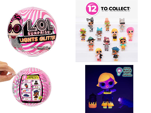 Lol surprise lights glitter $