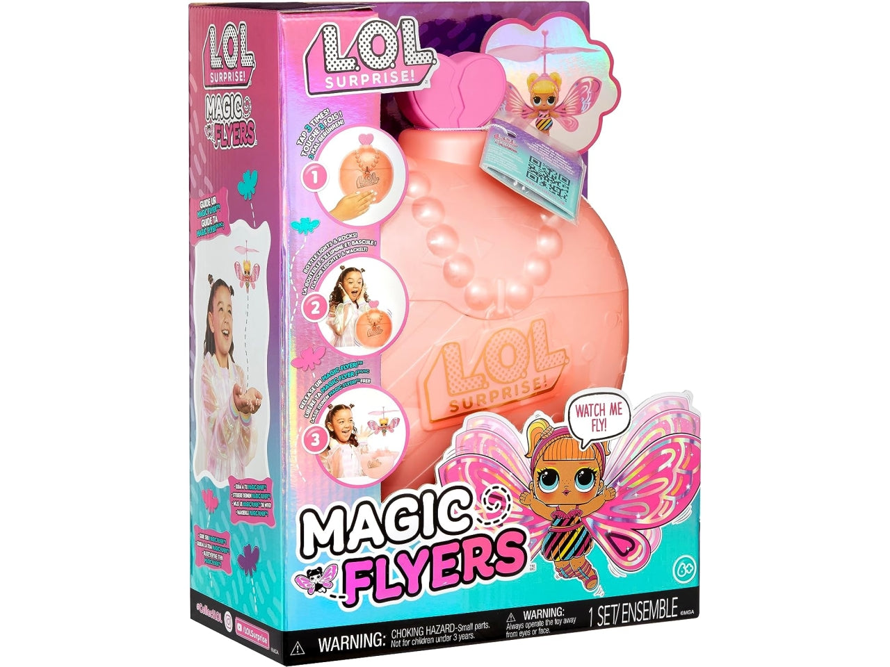 L.o.l. surprise magic flyers - flutter star pink wings$