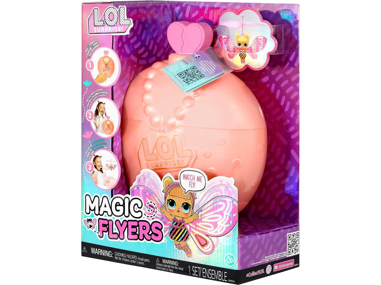 L.o.l. surprise magic flyers - flutter star pink wings$