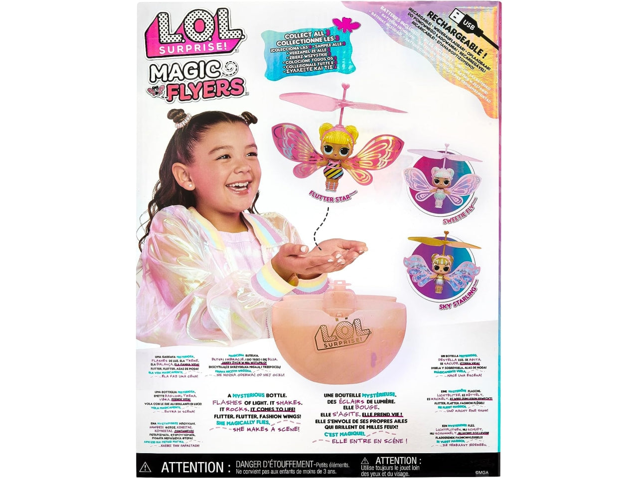 L.o.l. surprise magic flyers - flutter star pink wings$