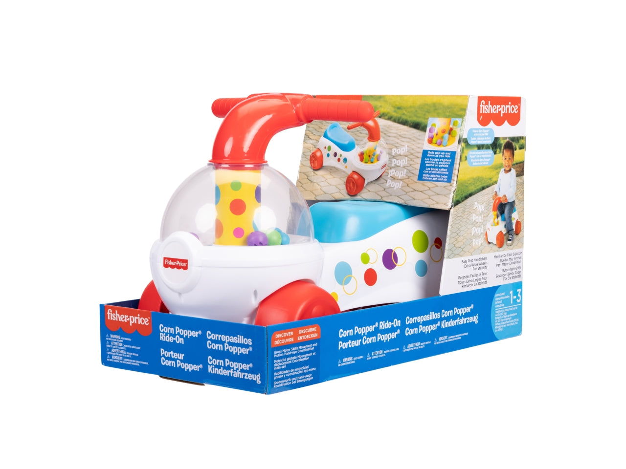 Cavalcabile fisher price popcorn