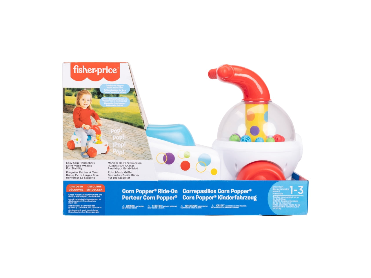 Cavalcabile fisher price popcorn