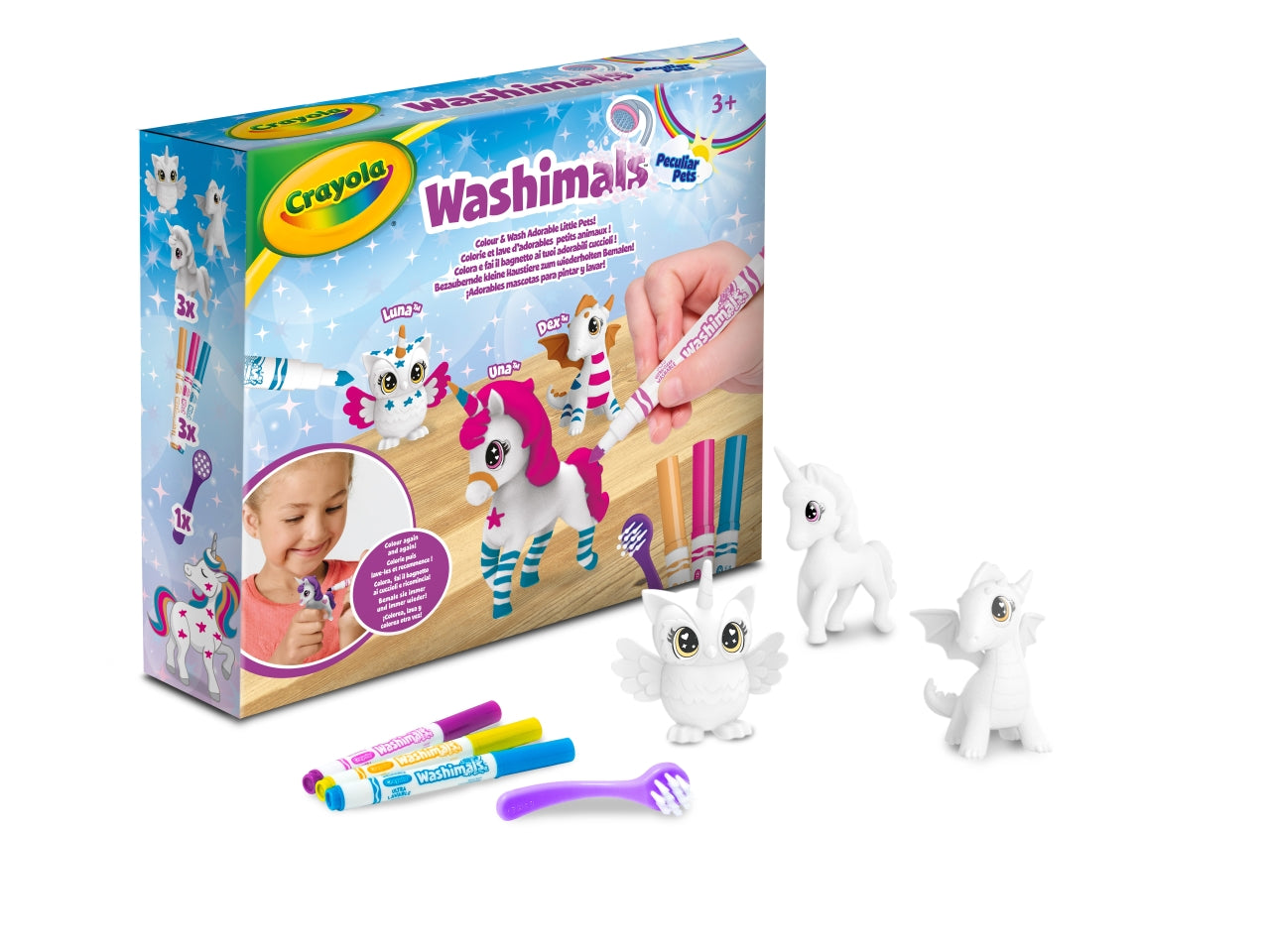 Washimals Set Peculiar Pets Crayola Set Ricarica