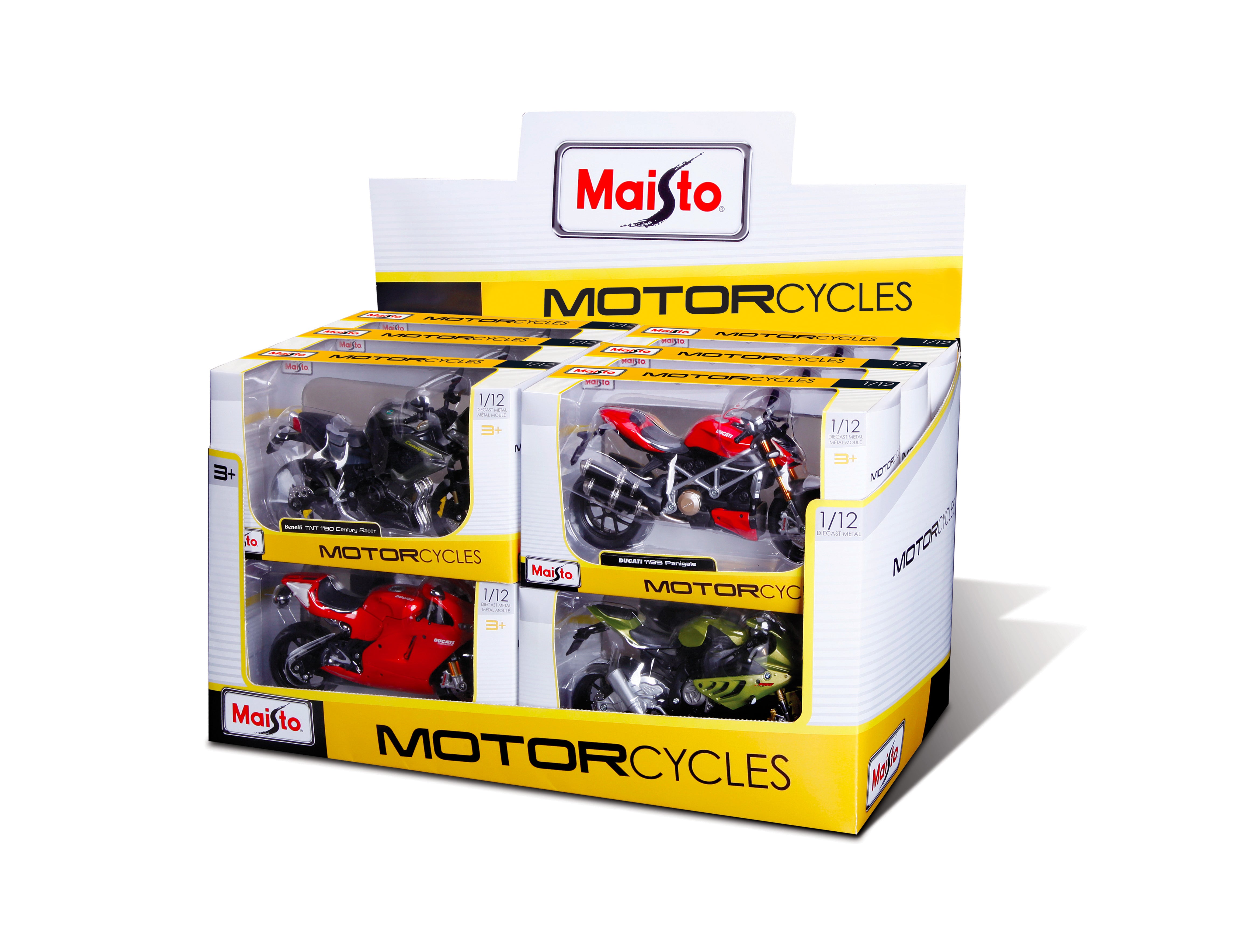 Maisto modellini moto Ducati assortite 1:12