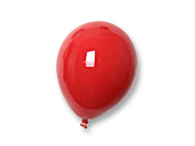 Pallone 8cm c/ magnete rosso ball08ro