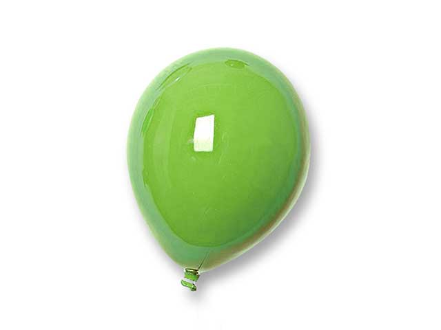 Pallone 17cm verde ball17ve