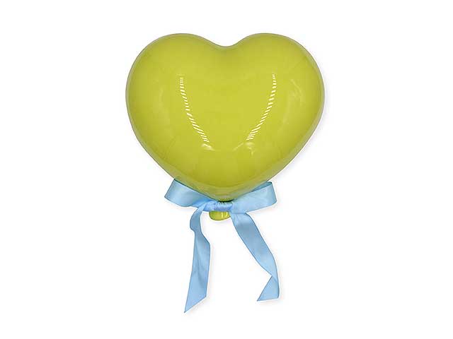 Pallone cuore 12cm verde cuore12ve