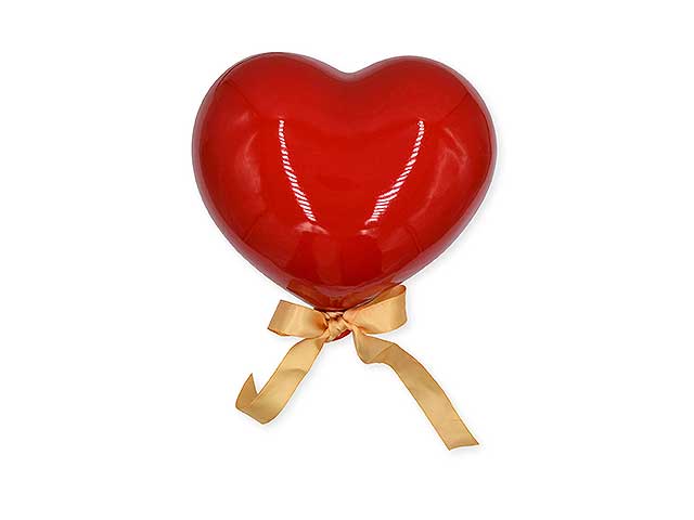 Pallone cuore 12cm rosso cuore12ross