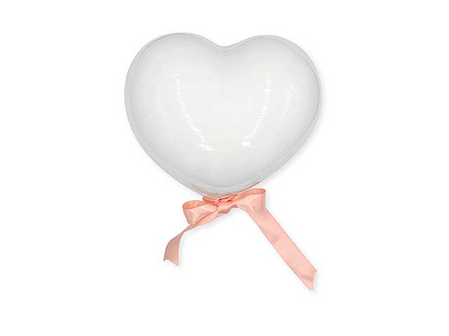 Pallone cuore 12cm bianco cuore12bi