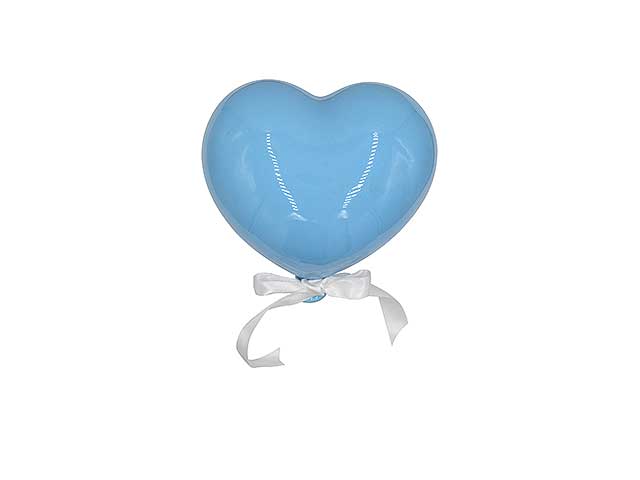 Pallone cuore 6cm c/magn.celeste cuore0