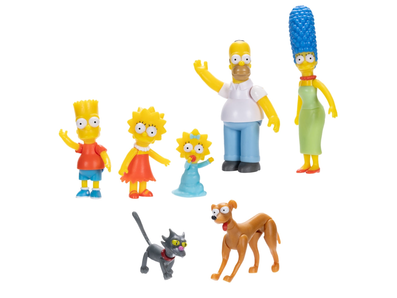 Personaggi Articolati The Simpson 6 cm Multipack Wave 1, Set di 7 Figure Dettagliate per Fan e Collezionisti, Ideali per Playset Diorama - Età Consigliata 4+ | Jakks Pacific