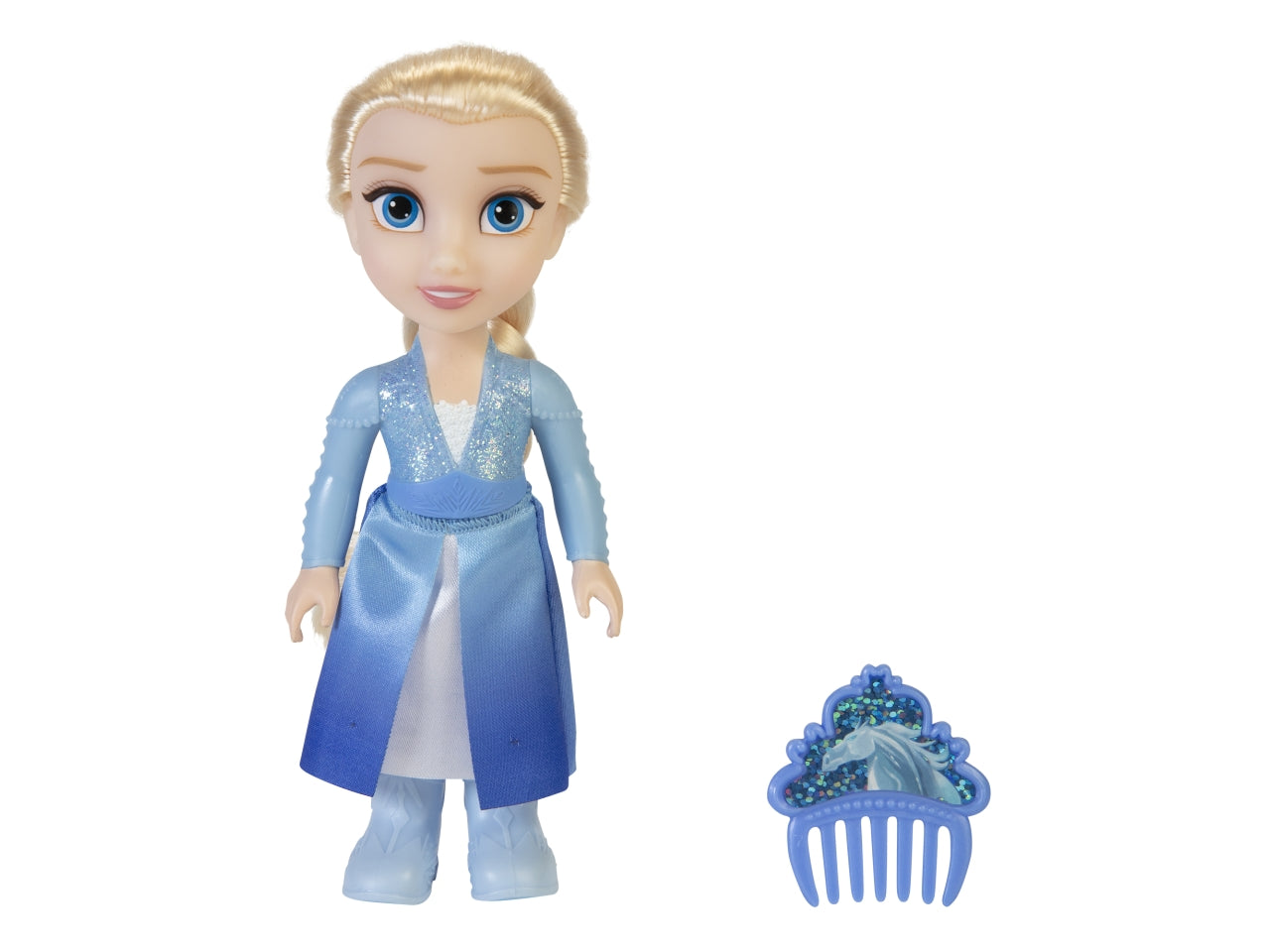 Bambola Frozen Petite 15 cm assortite, Include Personaggi di Elsa e Anna con Pettine di Olaf per Acconciare i Classici Capelli Rossi di Anna, Accessori Inclusi | Jakks Pacific