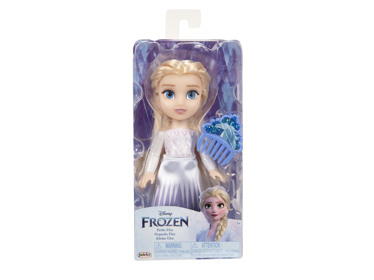 Bambola Frozen Petite 15 cm assortite, Include Personaggi di Elsa e Anna con Pettine di Olaf per Acconciare i Classici Capelli Rossi di Anna, Accessori Inclusi | Jakks Pacific