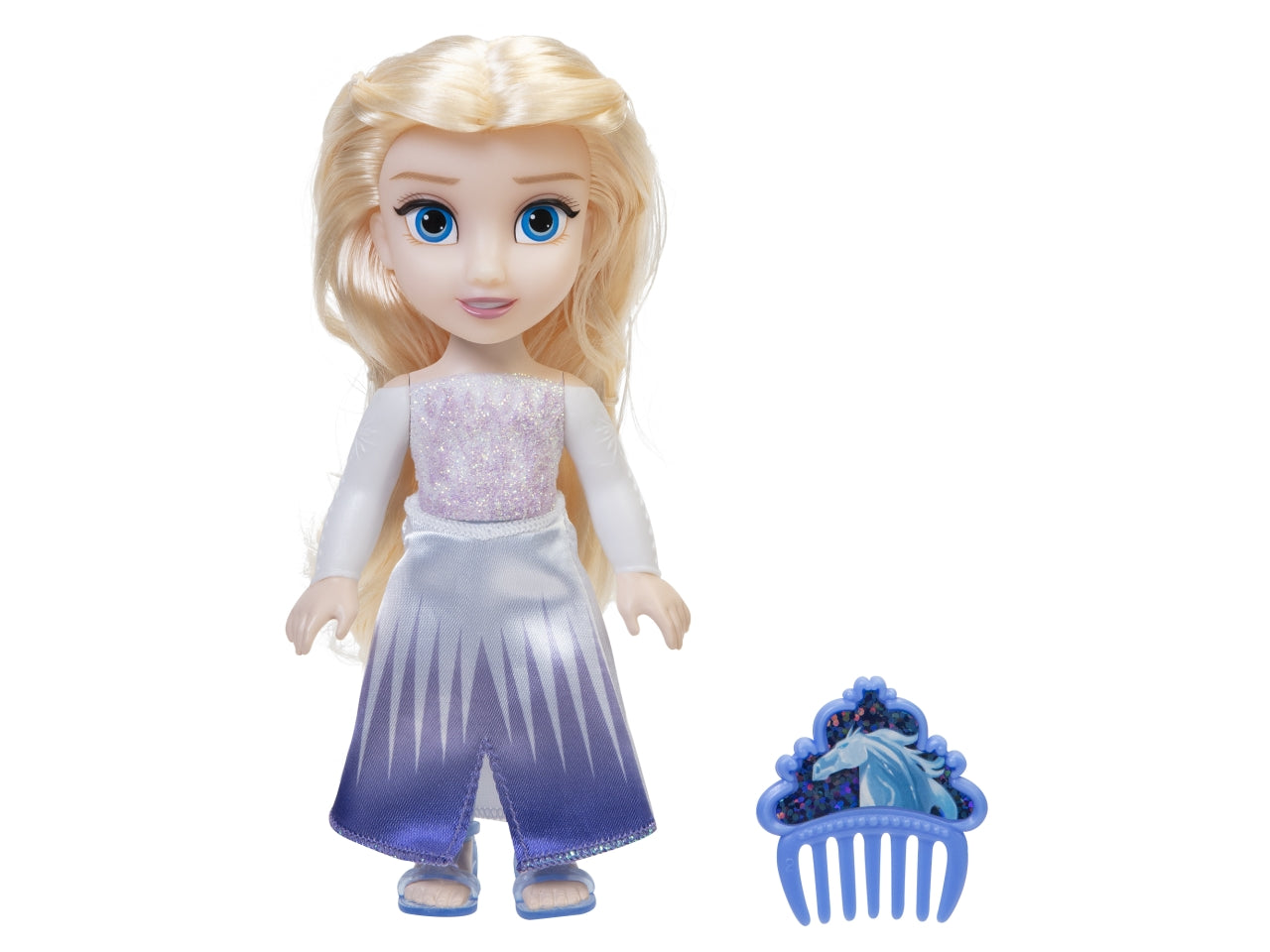 Bambola Frozen Petite 15 cm assortite, Include Personaggi di Elsa e Anna con Pettine di Olaf per Acconciare i Classici Capelli Rossi di Anna, Accessori Inclusi | Jakks Pacific