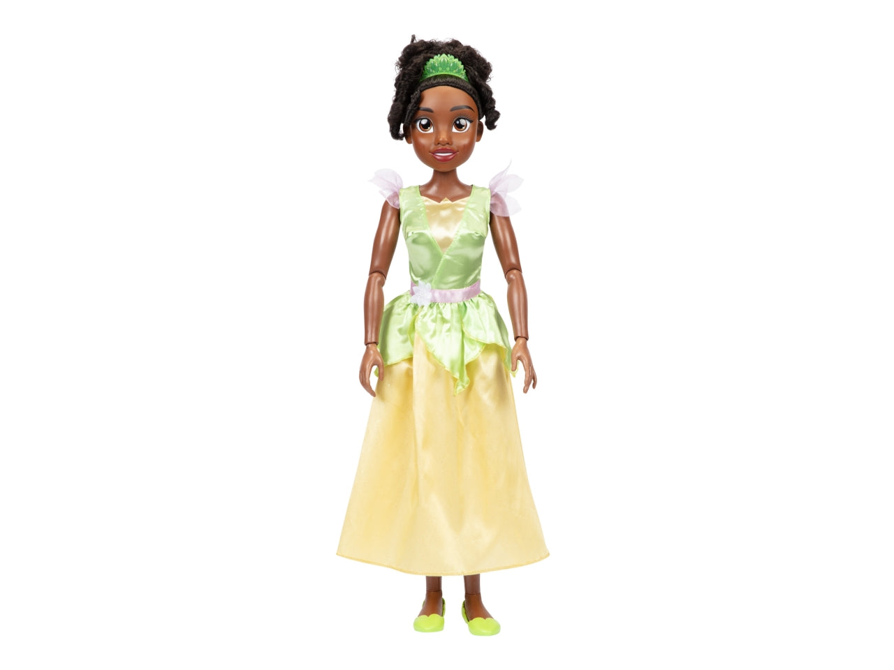 Disney princess bambola playdate 80cm tiana articolata con accessori