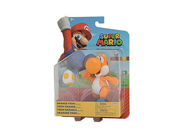 Super mario pers.orange yoshi 10cm 40730