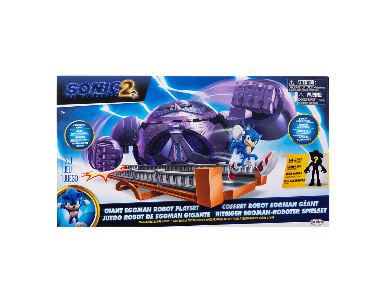 Sonic 2 movie pers.+battle playset 412734