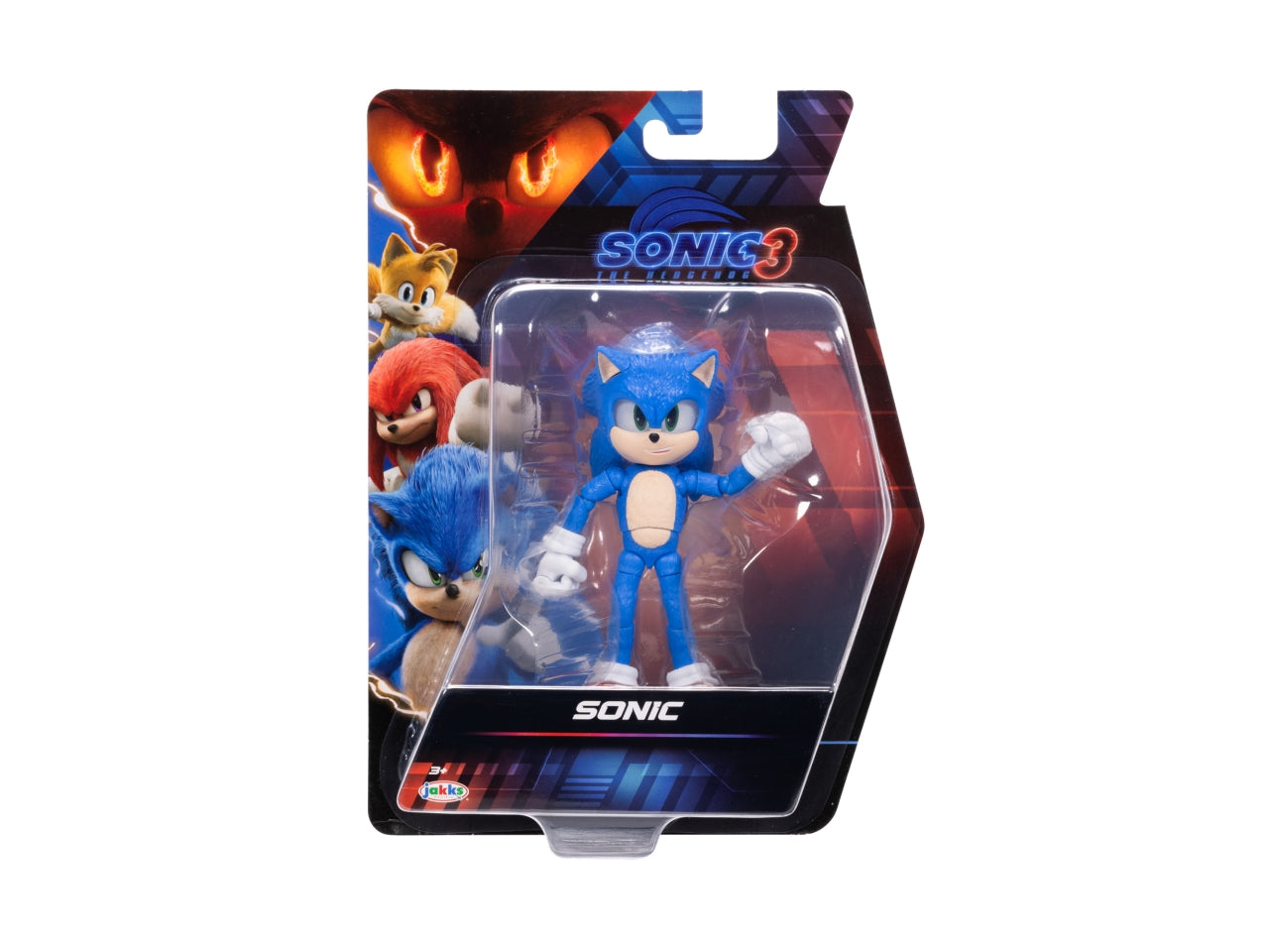 Personaggi Articolati Sonic 3 Movie 13 cm, Figure Dettagliate in Plastica per Fan e Collezionisti - Età Consigliata 4+ | Jakks Pacific