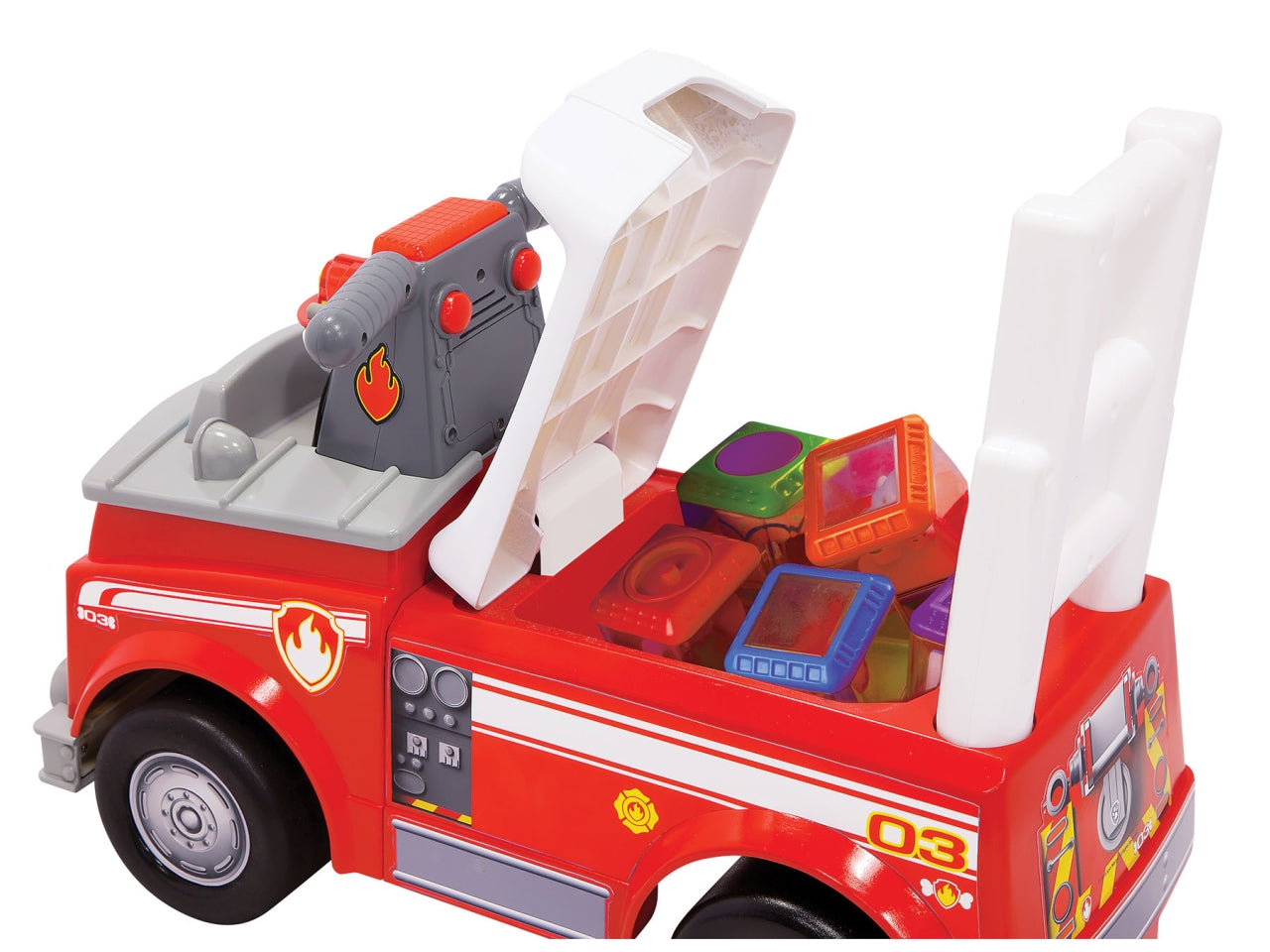 Paw patrol cavalcabile marshall camion dei pompieri