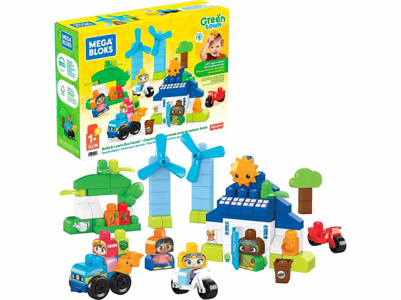 Mega blocks casetta eco amici hcg36-0 $