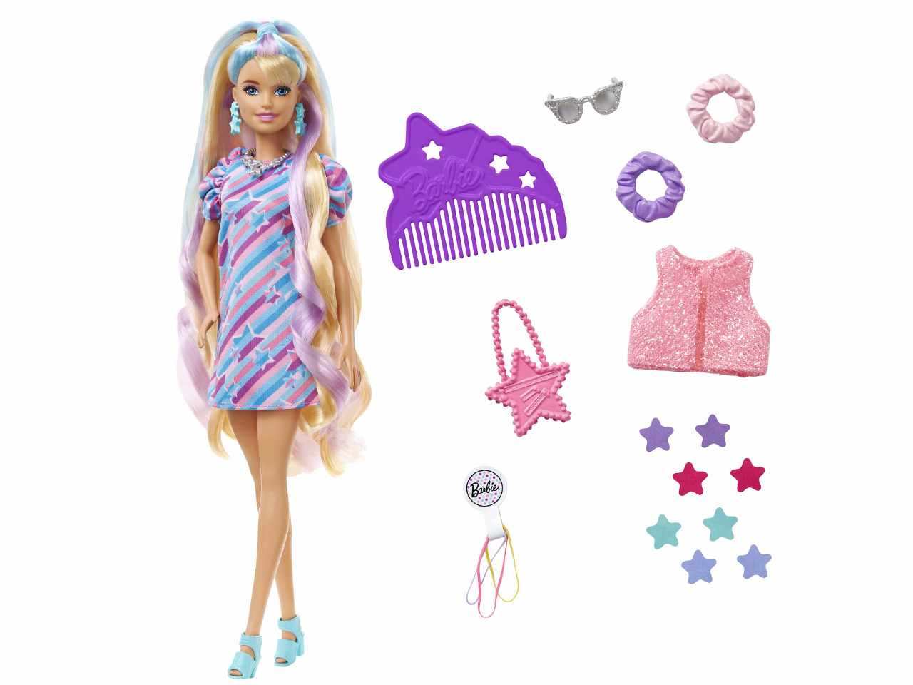 Barbie totally hair blondie   hcm88-0$