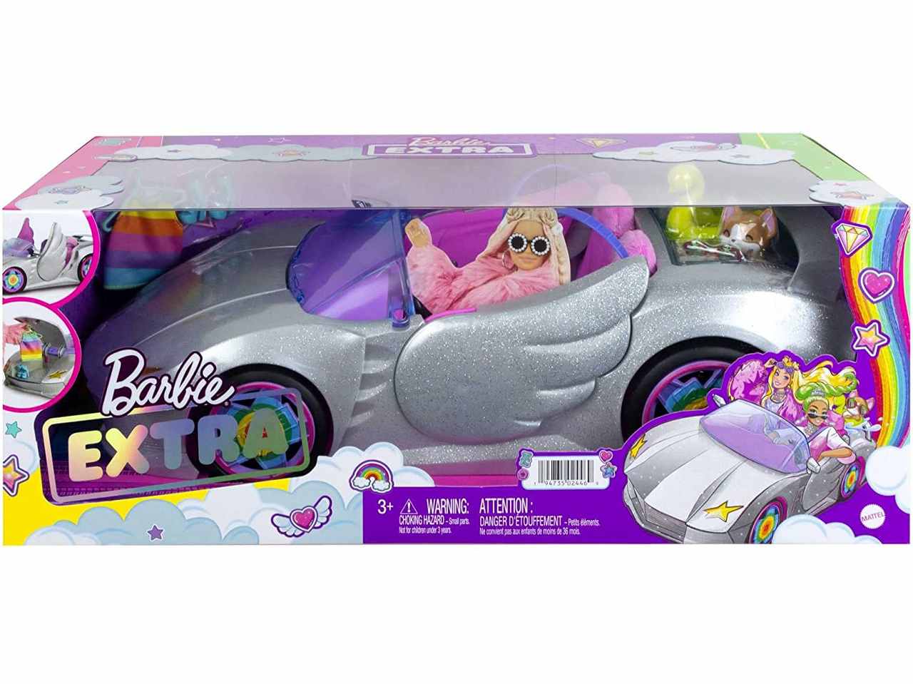 Barbie extra auto cabrio  hdj47-0