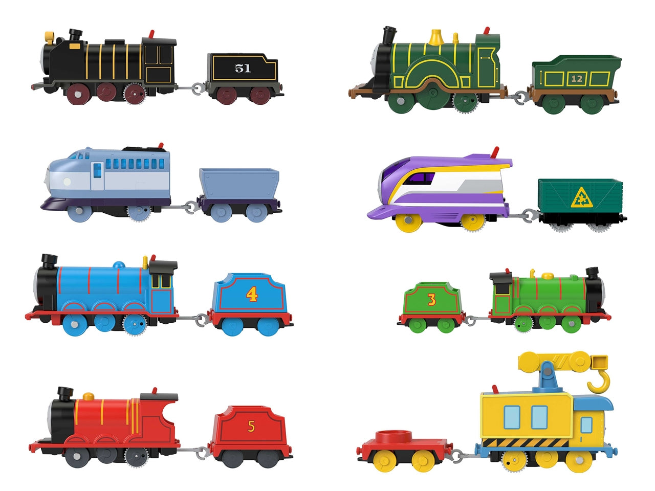 Thomas & Friends Grandi Amici Motorizzati: Locomotiva Multicolor per Bambini di 3+ Anni - Mattel