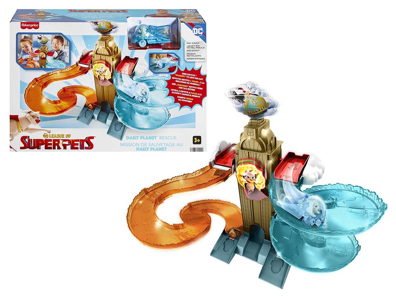 League of superpets die cast playset