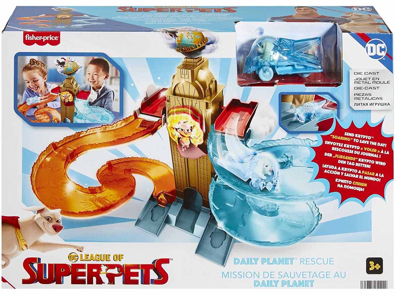 League of superpets die cast playset