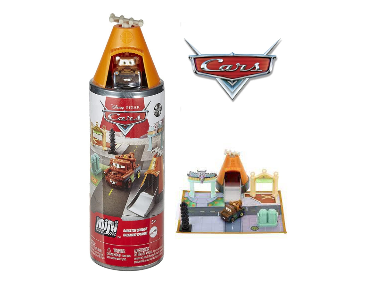 Disney cars mini playset on the go