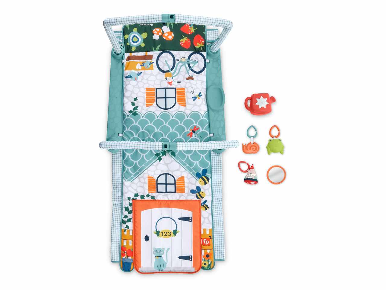 Fisher-price cozy cottage gym-so  hjk45