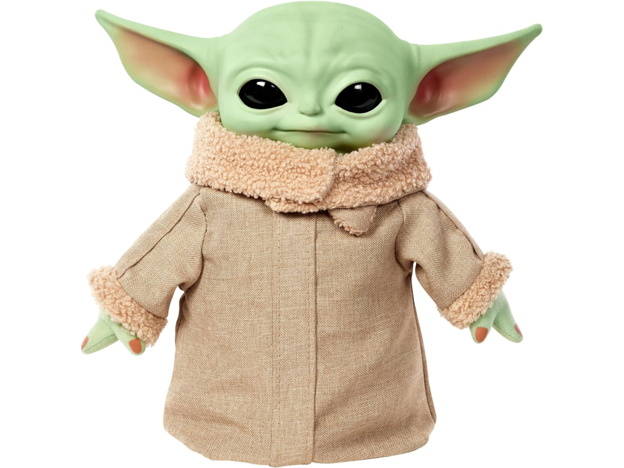 Star Wars Grogu potere della forza, peluche 28 cm, per bambini 3 anni, Mattel