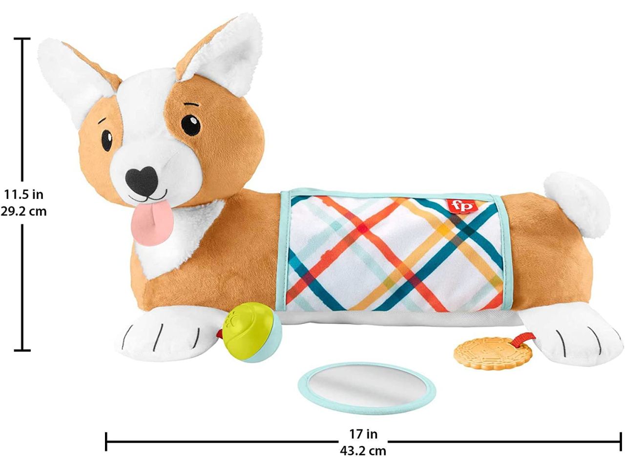 Fisher price cuscino corgi tummy time