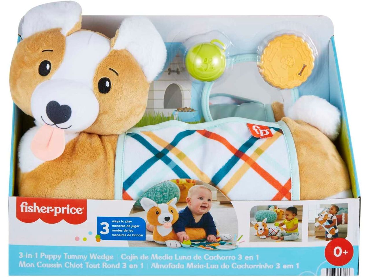 Fisher price cuscino corgi tummy time