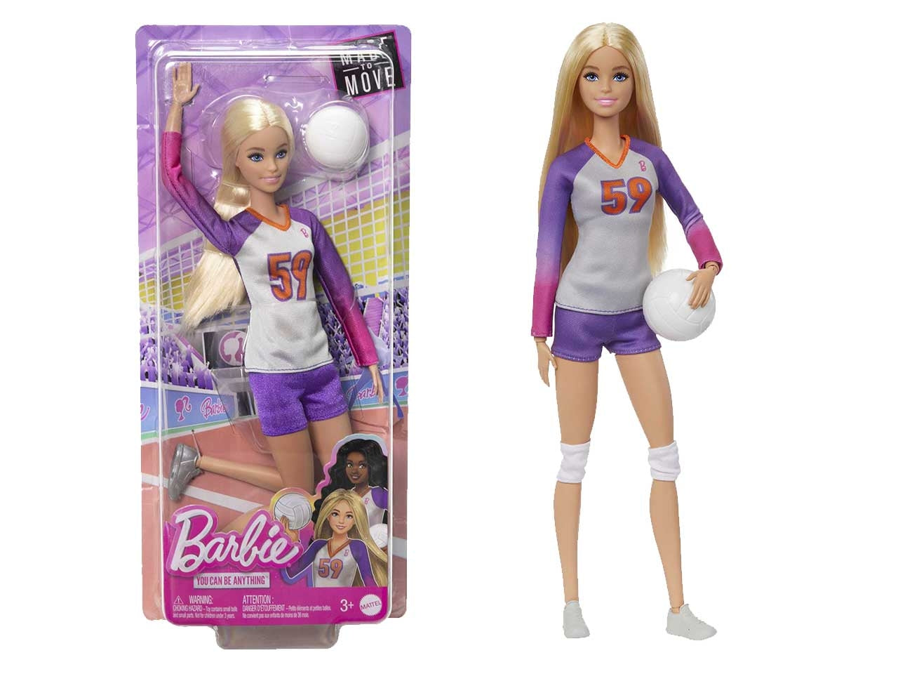 Barbie pallavolo bionda