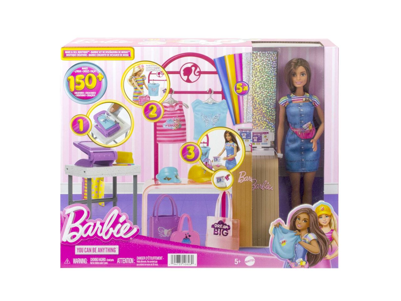 Mattel barbie boutique moda