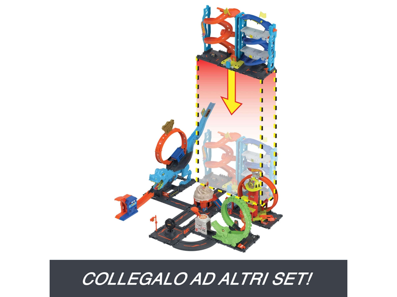 Hot Wheels City Garage "Torre Trasformabile" Playset | Mattel