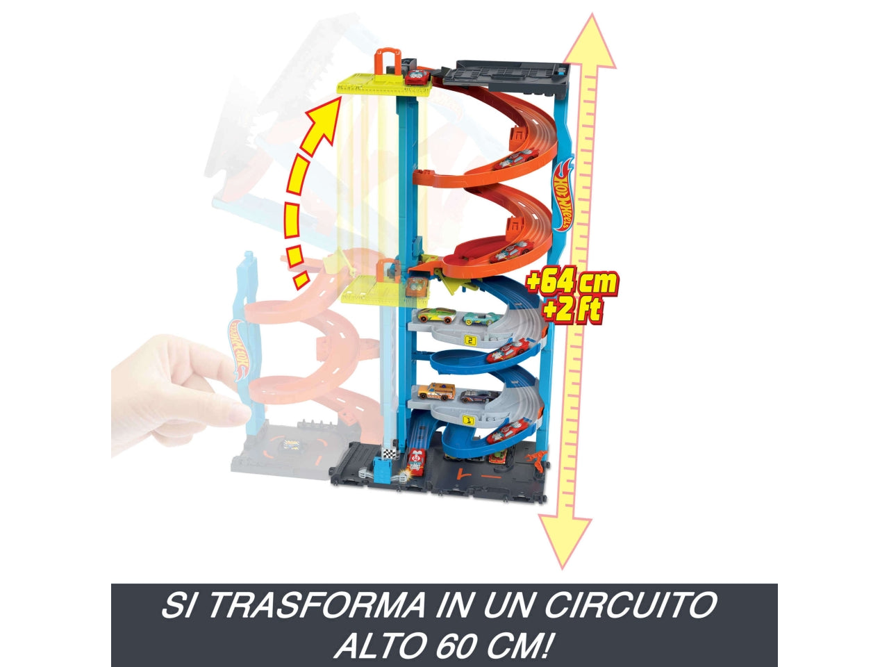 Hot Wheels City Garage "Torre Trasformabile" Playset | Mattel